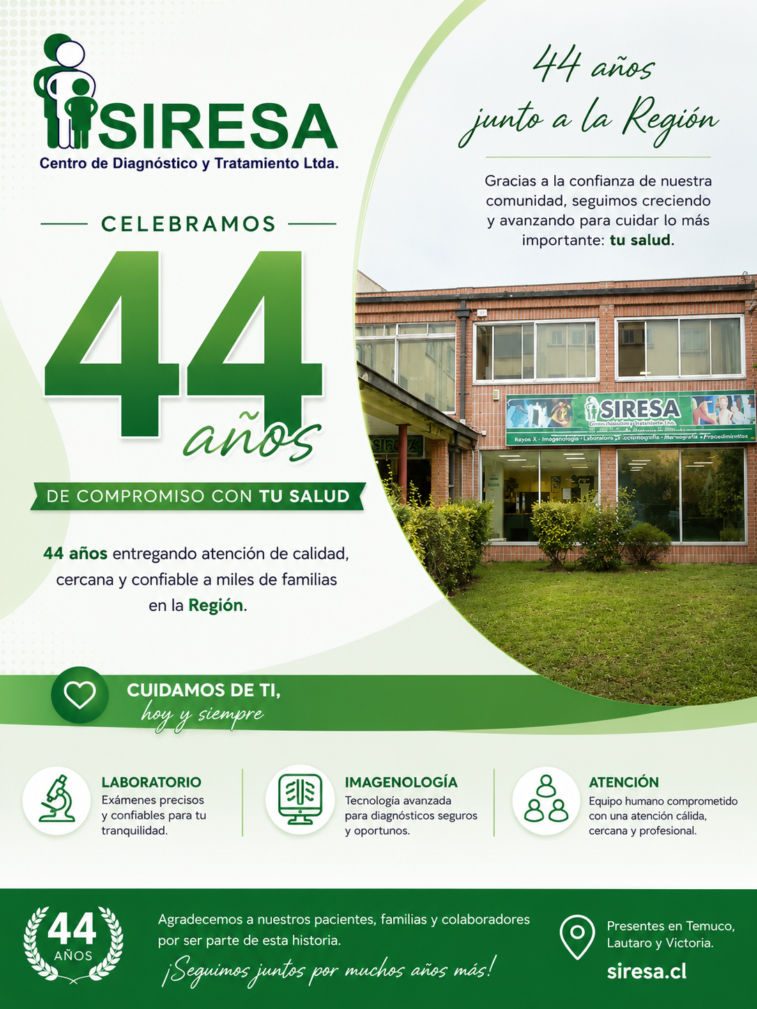 SIRESA — 44 años junto a la Región
